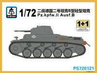 S-รุ่น PS720121 1/72 Pz.kpfw.ii Ausf.b ชุดอาคารชุดประกอบโมเดล