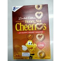 สินค้าสดใหม่ รับรองคุณภาพ  General Mills Honey Nut Cheerios Cereal 306g ธัญพืชอบกรอบผสมน้ำผึ้งและถั่ว