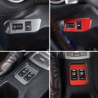 For Toyota 86/Subaru BRZ 2016-2020 Aluminum Alloy Car Trunk Switch Seat Heating Button Frame Decoration Sticker Car Essories