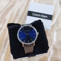 นาฬิกาข้อมือหนังแท้Calvin Klein Mens Stainless Steel Quartz Watch with Leather Strap, Brown,TD-CK25200052 มีประกัน ส่งฟรี