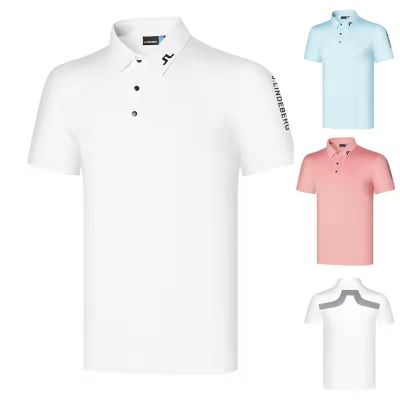 Titleist Le Coq Odyssey Malbon DESCENNTE SOUTHCAPE PEARLY GATES ♣▧◆  Golf short-sleeved t-shirt mens thin section summer new casual sports mens top GOLF clothing quick-drying and comfortable