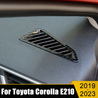 ABS รถด้านหน้า Air Outlet ฝาครอบภายใน Dashboard กรอบตกแต่งสำหรับ Toyota Corolla E210 2019-2021 2022 2023 Hybrid