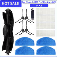 Roller แปรงด้านข้าง HEPA Filter Mops Cloths สำหรับ Tikom G8000 Prohoniture G20หุ่นยนต์เครื่องดูดฝุ่นอุปกรณ์เสริม