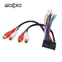 Atocoto ลากสายอะแดปเตอร์สำหรับ JENSEN CD3610 MP5610 CD450K รถ CD DVD วิทยุเสียงสเตอริโอ ISO มาตรฐาน20ขาเสียบ CAB ชั้น