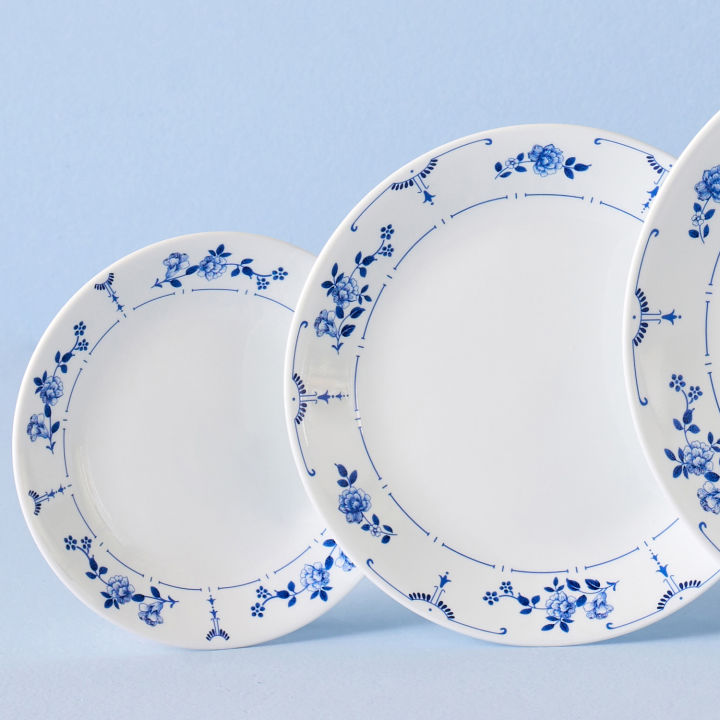 corelle-classic-flora-เครื่องใช้บนโต๊ะอาหาร-อาหารเย็น-5p-เครื่องล้างจาน-เตาอบ-ตู้เซฟ