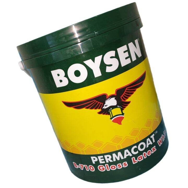 BOYSEN PERMACOAT B-710 GLOSS LATEX WHITE ( 1 GALLON 1 GALLON 1 GALLON 1 ...