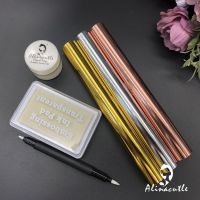 【CC】 Embossing Ink Pigment Stamping  Foil Roll Scrapbooking Metallic Paint Card Paper
