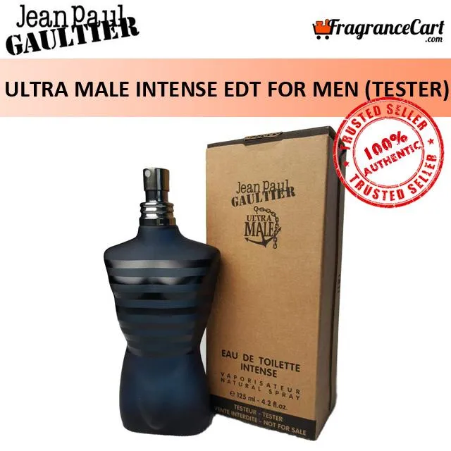 JPG Ultra Male Intense EDT for Men (125ml Tester) Jean Paul Gaultier ...