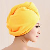 【CC】□✲  Hair Dry Hat Shower Cap Soft Absorbing Diffuser Bathing