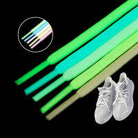 1 คู่ Luminous Shoelaces รอบกีฬาผ้าใบรองเท้าลูกไม้ผู้หญิง Man GLOW ใน Dark Night สีเรืองแสง Laces เรืองแสงเชือกผูกรองเท้า-fgludnfmsf