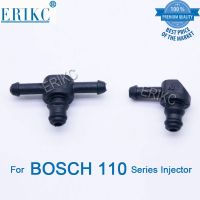 Erikc Injector clip 10pcs/bag Return Oil Backflow Pipe Connector Plastic T L for Denso Bosch 110 Series