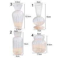 Clear Chic Versatile Clear Flower Vase Glass Clear Vase Eco-friendly for Home