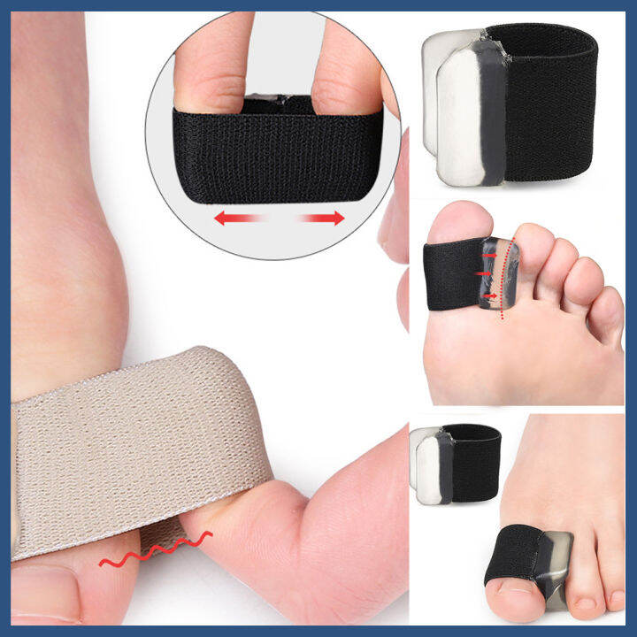 2Pcs Toe Separators Hallux Valgus Bunion Corrector Orthotics Feet Bone