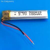 3.7V 100mAh lipo rechargeable battery 500839 lithium polymer for MP3 bluetooth watch pen MID headset headphon video pen [ Hot sell ] ptfe51