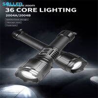 SOLLED Xhp360ไฟฉายขนาดเล็ก5ระดับ Telescopic Zoomable Super Bright Type-C การชาร์จ Strong Light Torch