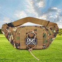 BANCROFTE Hiking Fanny Pack Chest Bag Men Women Outdoor Running Bags Sport Bags Waist Pack Camouflage Belt Bag