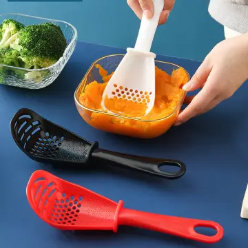 Multifunctional Japanese Cooking Spoon Filter Colander Grinding