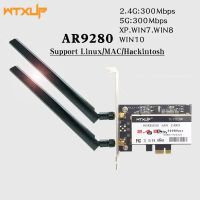 WTXUP Dual Band Atheros AR9280 AR5BDT92 802.11a /B/g/n 300Mbps การ์ด WIFI PCI Express PCI PCI อะแดปเตอร์ WiFi PCI E สำหรับเดสก์ท็อป Linux/mac