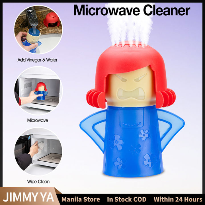 Creative Angry Mama Microwave Cleaner Easily Cleans Microwave Oven Steam  Cleaner Appliances for The Kitchen Refrigerator Tool