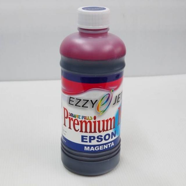 Ezzy-jet Epson Inkjet Premium Ink หมึกเติมอิงค์เจ็ท เอปสัน ขนาด 500 ml. ( Magenta - สีเเดง)​