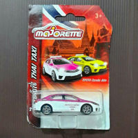 Majorette Thai Taxi โมเดลรถแท็กซี่เหล็ก สีชมพู-ขาว ผลิตจากโลหะผสมอัตราส่วน 1 : 64