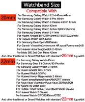 Hot22mm 20มิลลิเมตร Milanese ห่วงสายสำหรับ Samsung Galaxy นาฬิกา6 5 4 44มิลลิเมตร40มิลลิเมตร6คลาสสิกที่ใช้งาน2สร้อยข้อมือหัวเว่ย Gt แม่เหล็กนาฬิกาวง