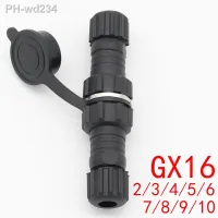 ✣♕ 1PCS GX16 Even Joint waterproof aviation plug 2/3/4/5/6/7/8/9/10 pin sensor encoder connector welded connector socket