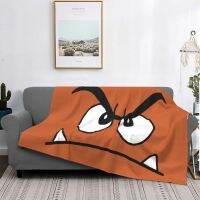 Goomba Vintage Game Character Retro Blanket Coral Fleece Plush Print Multi-function Thin Throw Blankets for Home Bedding Throws