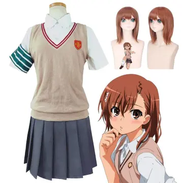 Toaru Kagaku no Railgun Misaka Mikoto Winter Uniform Cosplay Costume