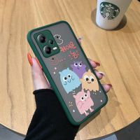 เคสโทรศัพท์พร้อมใช้สำหรับ Xiaomi Redmi Note 12 5G Xiaomi Poco X5 5G เคสลายการ์ตูนมอนสเตอร์น่ารัก5G เด็กชายเด็กหญิงน่ารักมีน้ำค้างแข็งโปร่งใสสัตว์เคสโทรศัพท์เนื้อแข็งกันกระแทกฝาครอบด้านหลังทั้งหมดเคสป้องกันกล้อง