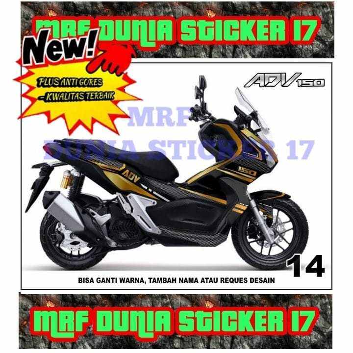 Sticker Decal Honda Adv Full Body Decal Sticker Honda Adv Sticker Honda Adv Model