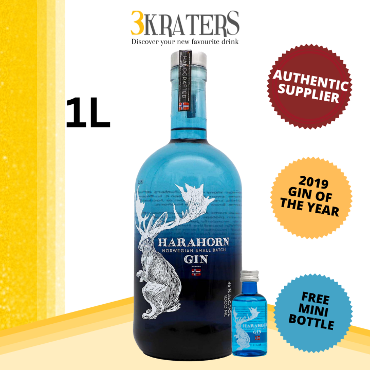 [DIRECT FROM NORWAY] 1L Harahorn Norwegian Small Batch Botanical Gin