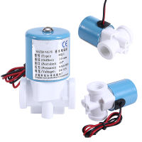 G1/4 "พลาสติกวาล์วน้ำปิดได้ตามปกติ0-0.8MPa 0-120PSI DC 12V