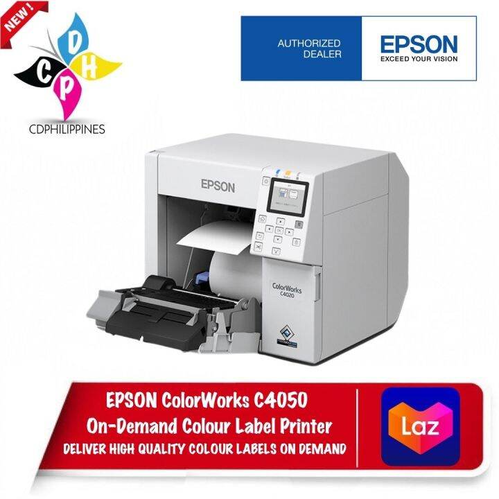 Epson ColorWorks C4050 OnDemand Colour Label Printer Lazada PH