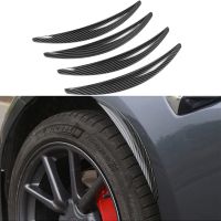 4PCs Car Modification Decorative Strip Fender Flares Mud Flap Splash Guards Arch Wheel Eyebrow Lip For Tesla Model 3