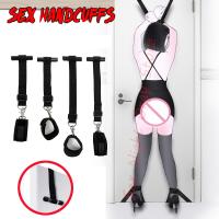 【CW】 BDSM Restraint Shackles The DoorHanging Suspension HandcuffChastity Lock Fetish Slave Bondage Erotic Sex Tools