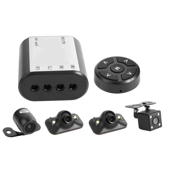 360 Degree Bird View System 4 Camera Panoramic Smart Car Parking Cam