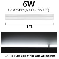 T5 Led แบบบูรณาการหลอดฟลูออเรสเซนต์ T8 300มม. 600มม. โคมไฟผนัง2ft 1ft 6W 10W สีขาวเย็นอบอุ่นหลอด110V 220V