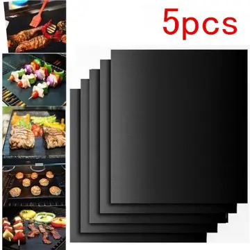 1/3/6Pcs Reusable Non-Stick BBQ Grill Mat Pad Outdoor Picnic Cooking  Barbecue Teflon Oven Baking Sheet