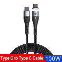 Baseus 100W Magnetic Cable Type C to Type C Cable for Redmi Note 9s Huawei P40 PD Fast Charging for MacBook Pro Micro USB Cable