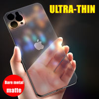 หรูหรากันกระแทกบางเฉียบเคสโทรศัพท์สำหรับ IPhone 11 PRO MAX 6 6S 8 7 Plus Case เคสแบบเนื้อด้านสำหรับ IPhone 11 X XS XR เคส PC แบบแข็ง