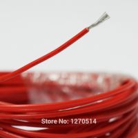 【In-demand】 bazhifei3 กระป๋องทองแดง22awg สายไฟฉนวนสายเคเบิล UL 3239 20 22 24 26 Awg ควั่นลวด Heatproof ซิลิโคนอ่อนนุ่มซิลิกาเจลลวด