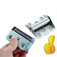 2PCS Stainless Steel Butterfly Hinge Automatic Closing Door Closer Swing Screen Window Spring Hinge