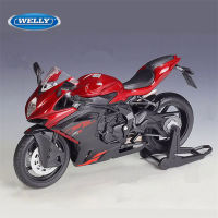 WELLY 1:12 MV Agusta F3 RR ล้อแม็กแข่งรถจักรยานยนต์รุ่น D Iecast โลหะถนนรถจักรยานยนต์รุ่นจำลองการเก็บของเล่นเด็ก Gif