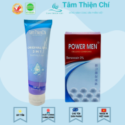 Gel bôi trơn Tâm Thiện Chí và Bao cao su Powermen Longer Plus ngọc trai