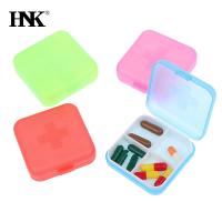 4 Grid Medicine Pill Box Case For Storage Travel Pill Case Vitamins Tablets Container Plastic Box Capsules Organizer Waterproof Medicine  First Aid St