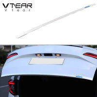 Vtear for Skoda Karoq Rear Door License Tailgate Bumper Frame Plate Trim Lamp Trunk Hood Accessories Exterior Mouldings Auto 19