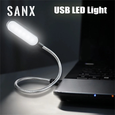 SANX Eye Protection Flexible USB Notebook Computer Student Reading Lamps Desk Lamp Book Light Table Lamp LED Night Light