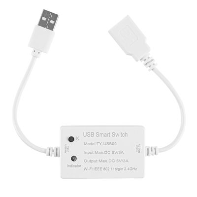 1 Piece Tuya USB Smart Switch Universal Breaker Timer Smart Life for USB Appliances for Alexa Google Home