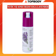 NƯỚC VỆ SINH THẢM YOGA, NƯỚC LAU THẢM CAO CẤP HƯƠNG LAVENDER 100ml TOPBODY